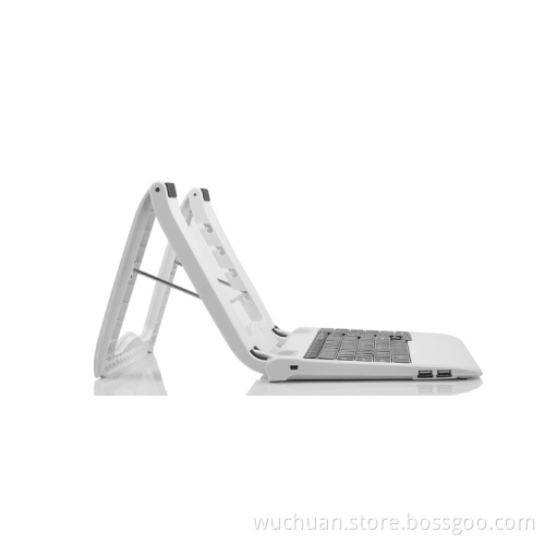 Ergonomic laptop cooling stand with USB Connection and Keyboard , RoHS,CE,FCC